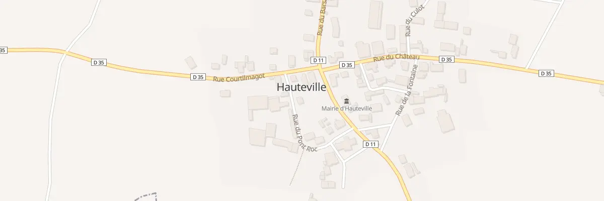 Plan du 4 Rue du Pont Roc à Hauteville