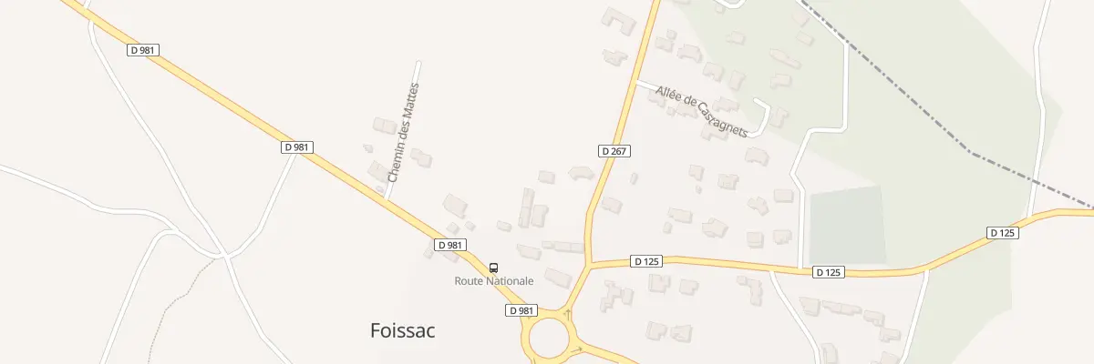 Plan du 5193 Couguioulet et Les Mattes à Foissac