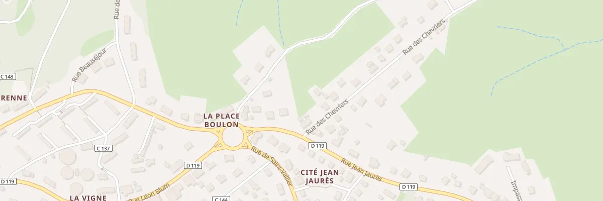 Plan du 19 Rue des Chevriers à Sanvignes-les-Mines