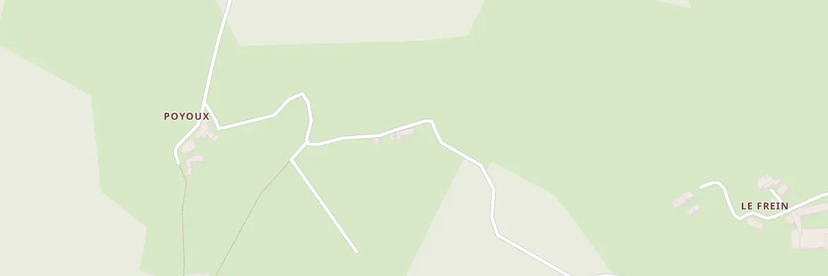 Plan du 1715 Che Chez Bost à Cottance