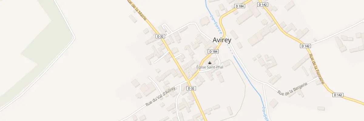 Plan du 6 Rue de la Mairie à Avirey-Lingey