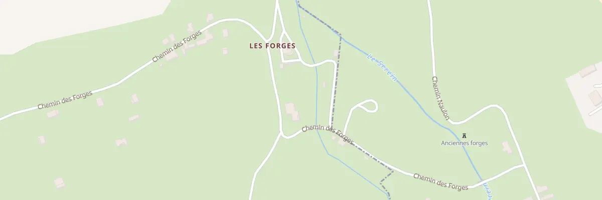 Plan du 11 Che des Forges à Aisy-sous-Thil