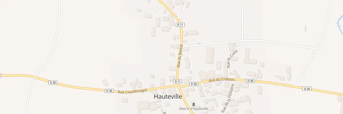 Plan du 6 Rue du Barsat à Hauteville
