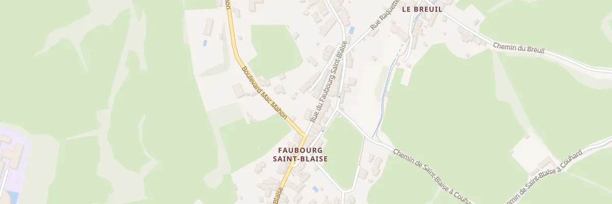 Plan du 12 Rue du Fbg Saint Blaise à Autun