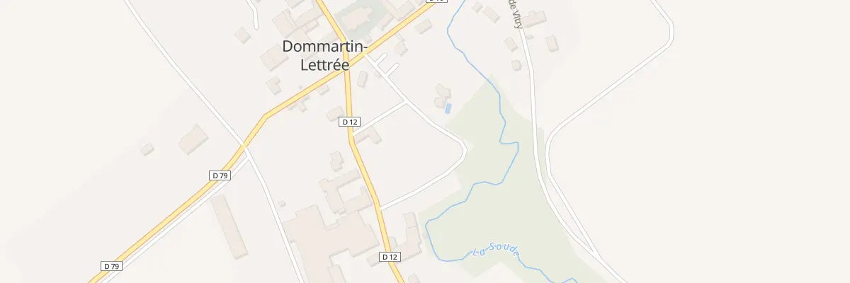 Plan du 6 Chemin du Moulin à Dommartin-Lettrée