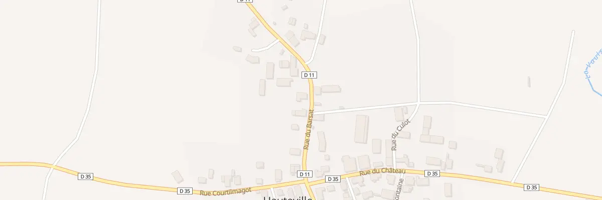 Plan du 10 Rue du Barsat à Hauteville