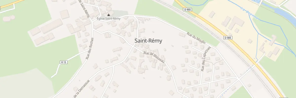 Plan du 7 Rue de Blesseau à Saint-Rémy