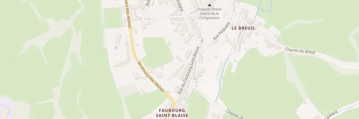 Plan du 6A Rue du Fbg Saint Blaise à Autun