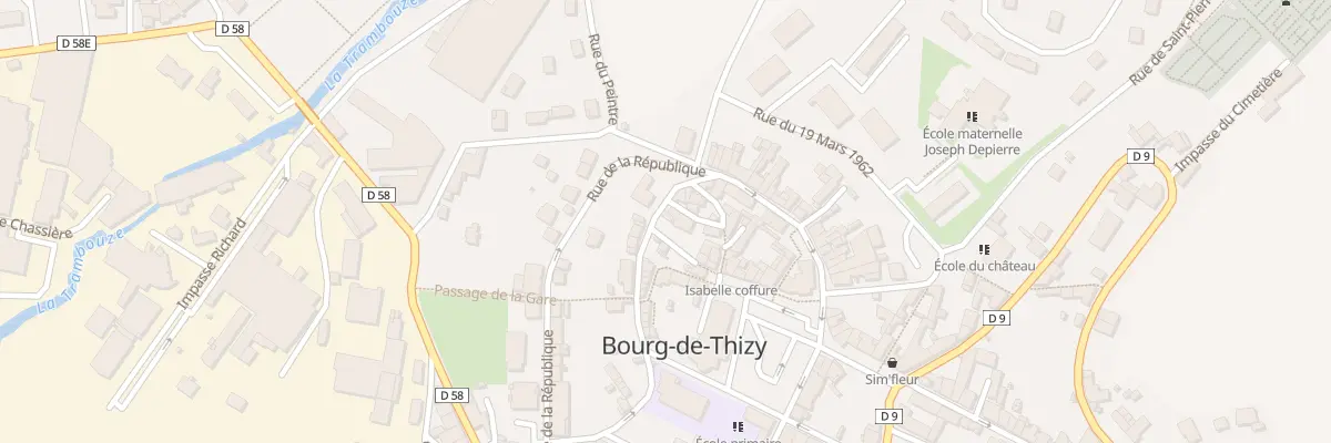 Plan du 12 Rue du Presbytere à Thizy-les-Bourgs