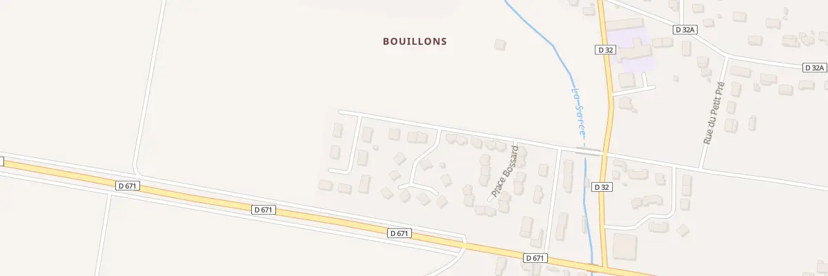 Plan du 3 Rue du Stade à Virey-sous-Bar
