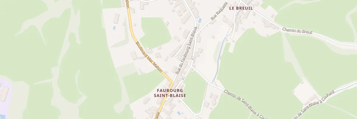 Plan du 10 Rue du Fbg Saint Blaise à Autun