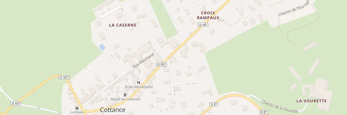 Plan du 230 Rte de Valzan à Cottance