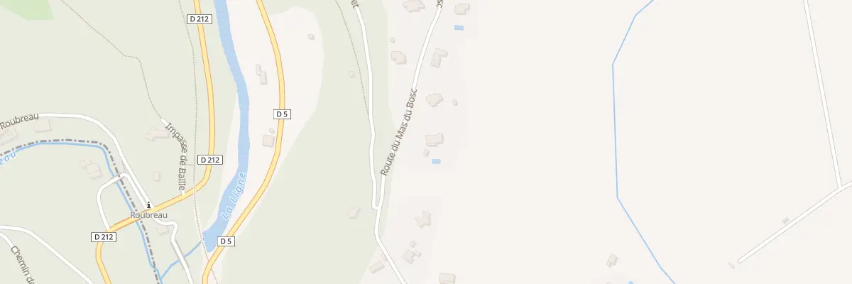 Plan du 5885 Mas du Bos à Largentière