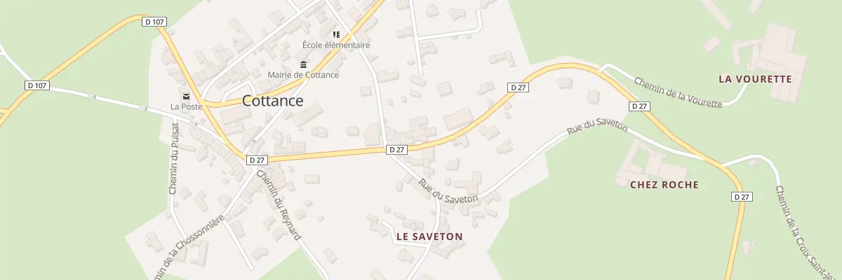 Plan du 295 Rte des Collines à Cottance