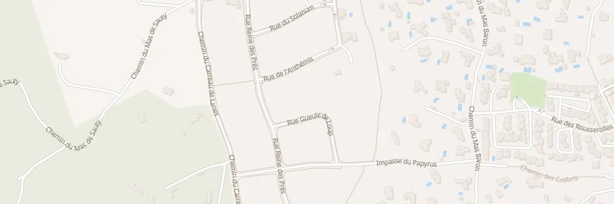 Plan du 71 Rue Gueule de Loup à Nîmes