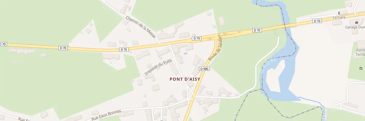 Plan du 1 Rue de la Croix à Aisy-sous-Thil