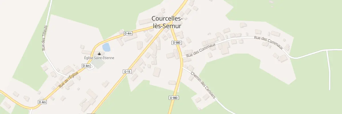 Plan du 12 Rue de la Liberté à Courcelles-lès-Semur