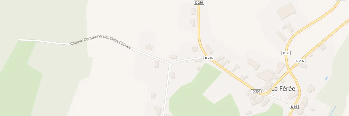 Plan du 4 Rue du Clair Chene à La Férée
