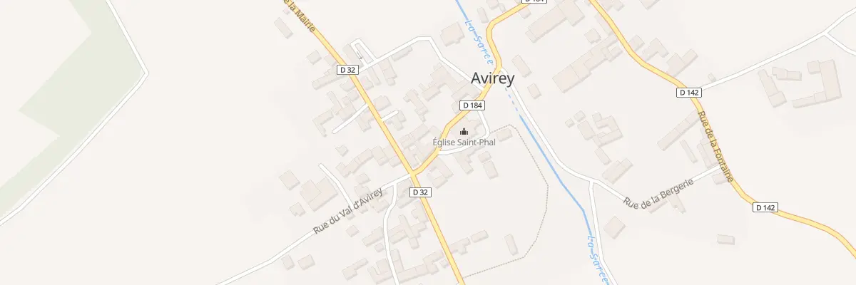 Plan du 5 Rue de l’Eglise à Avirey-Lingey