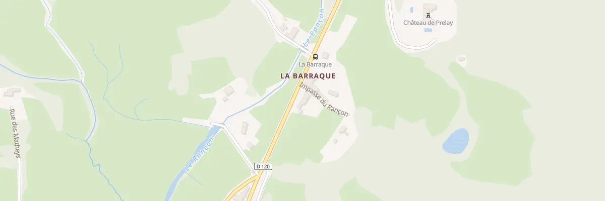 Plan du 33 Rte d’Autun à Broye