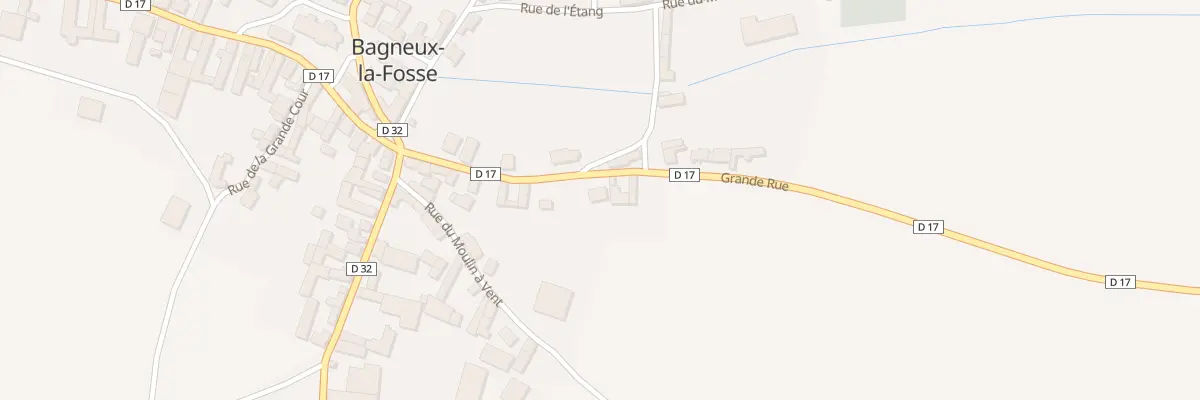 Plan du 50 Rue Grande Rue à Bagneux-la-Fosse