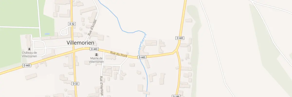 Plan du 1 Rue du Pont à Villemorien