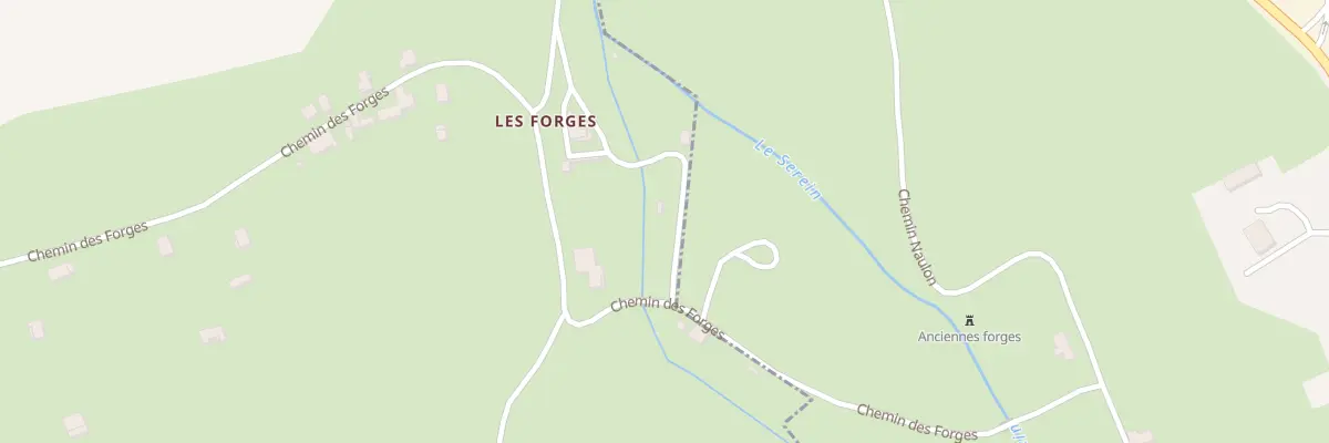Plan du 5123 Les Forges à Aisy-sous-Thil