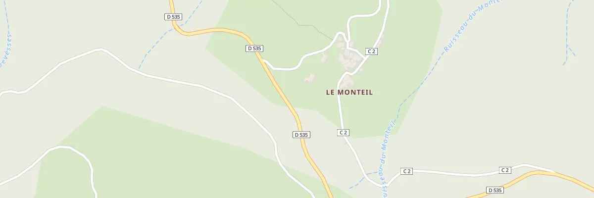 Plan du 5714 Le Monteil à Chazeaux