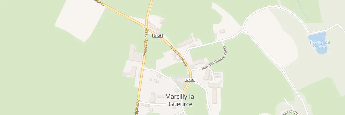 Plan du 5009 Le Bourg à Marcilly-la-Gueurce
