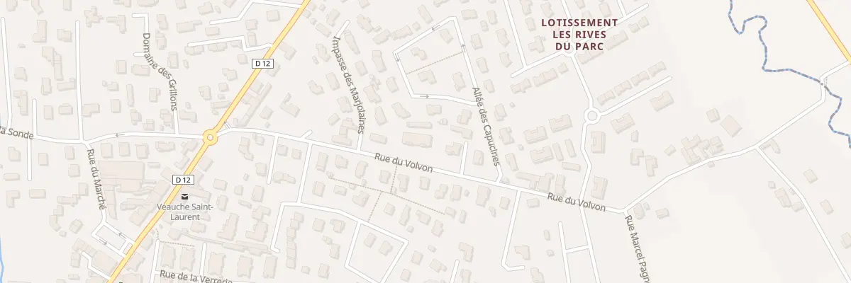 Plan du 11 Rue du Volvon à Veauche