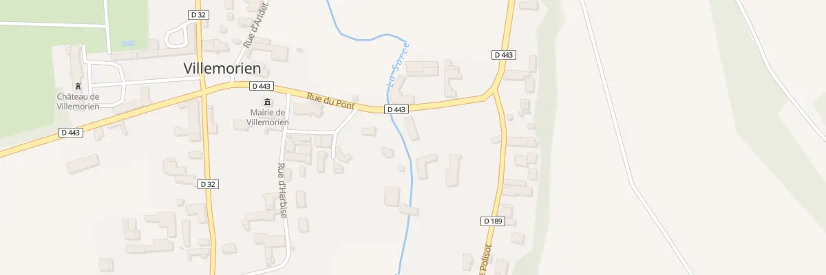 Plan du 8 Rue du Pont à Villemorien