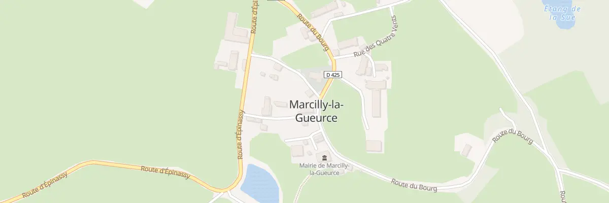 Plan du 250 Rte du Bourg à Marcilly-la-Gueurce