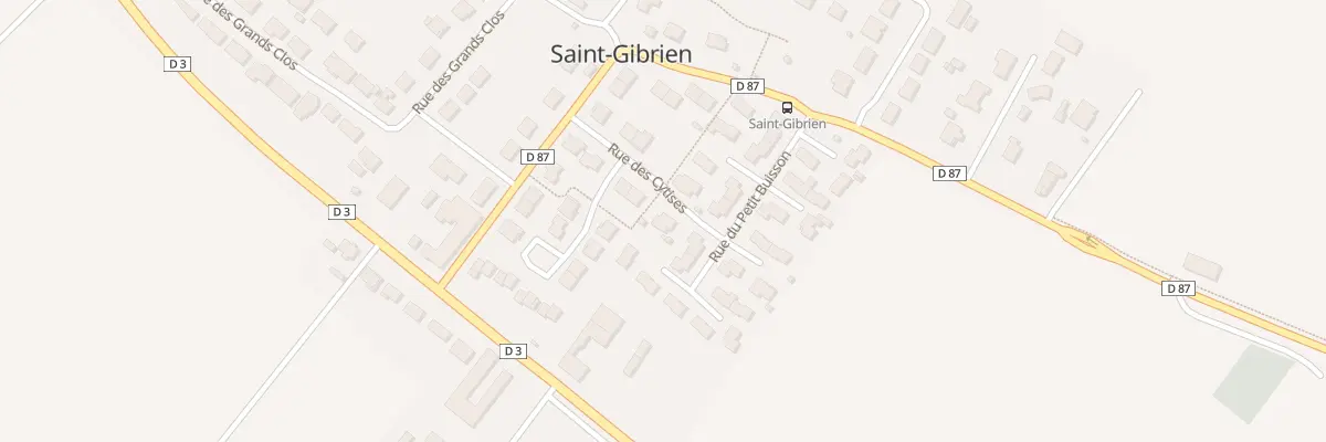 Plan du 10 Rue des Cytises à Saint-Gibrien