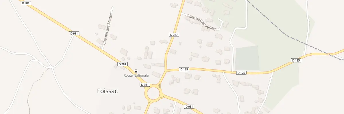 Plan du 5101 Castagnets de Moussu à Foissac