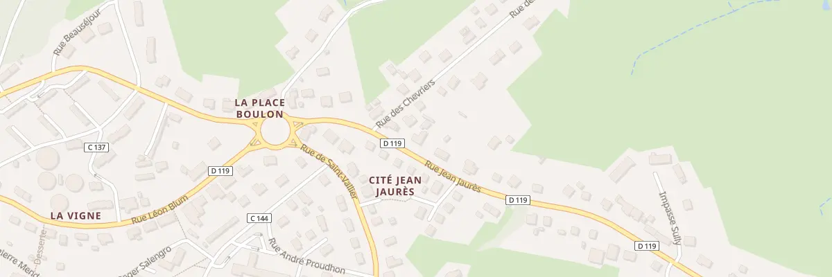 Plan du 129 Rue Jean Jaurès à Sanvignes-les-Mines