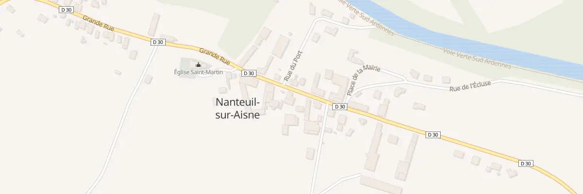 Plan du 5017 Le Village à Nanteuil-sur-Aisne
