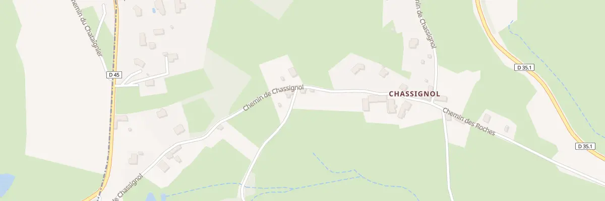 Plan du 655 Chem de Chassignol à Sevelinges