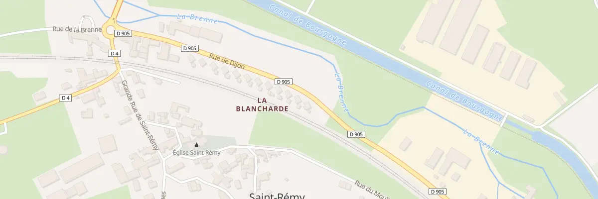 Plan du 28 Rue de Dijon à Saint-Rémy