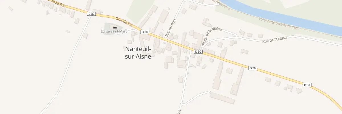 Plan du 5016 Le Village à Nanteuil-sur-Aisne