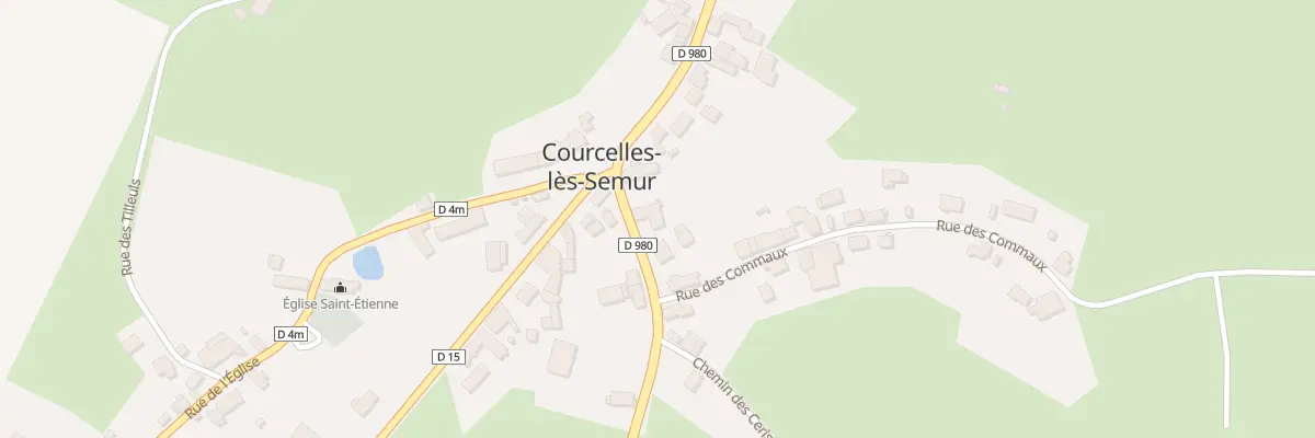 Plan du 11 Rue de la Liberté à Courcelles-lès-Semur