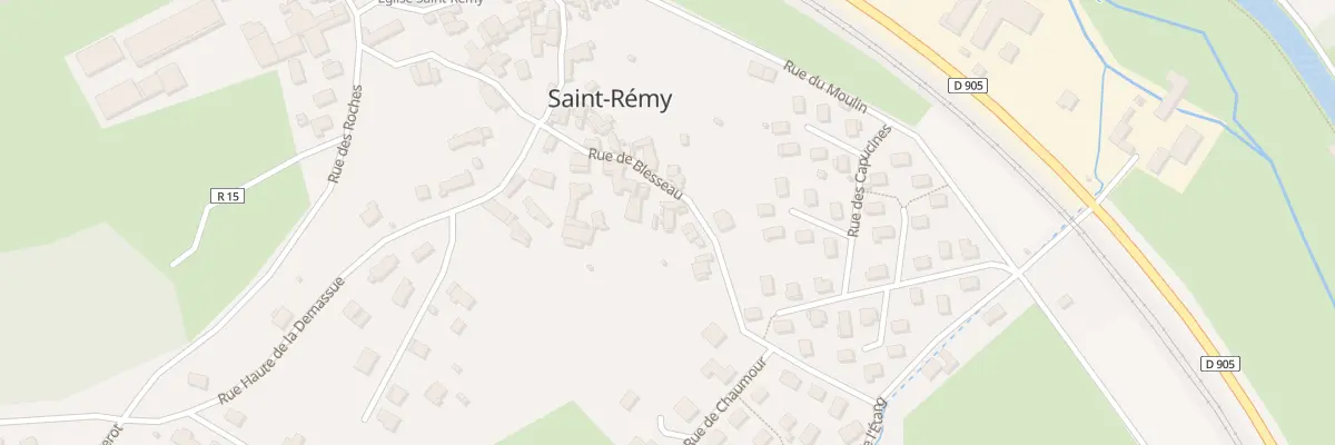 Plan du 14 Rue de Blesseau à Saint-Rémy
