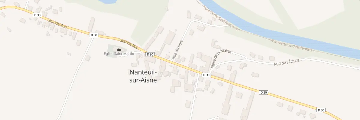 Plan du 5046 Le-Village à Nanteuil-sur-Aisne