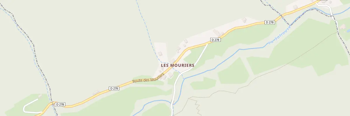 Plan du 360 Rte des Mouriers à Chanéac
