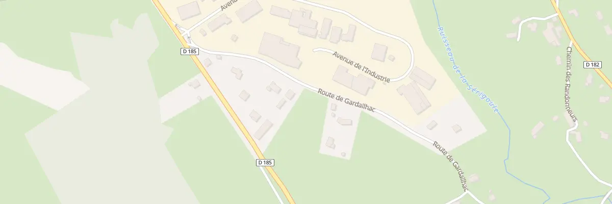 Plan du 5126F Rte de Gardailhac à Tence