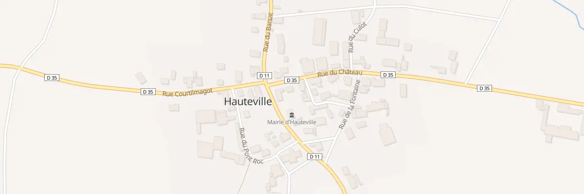 Plan du 3 Rue du Château à Hauteville