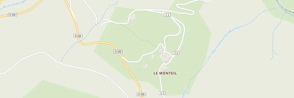 Plan du 5718 Le Monteil à Chazeaux
