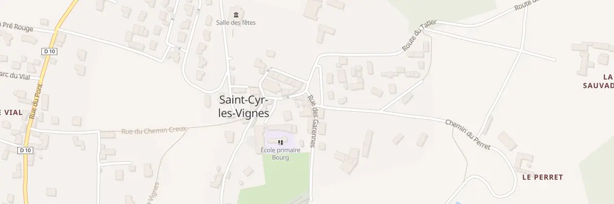 Plan du 72 Rue de l’Eglise à Saint-Cyr-les-Vignes