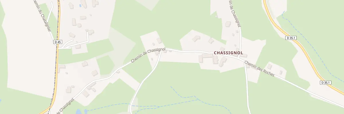 Plan du 5176 Chassignol à Sevelinges