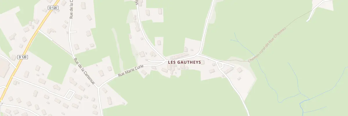 Plan du 20 Rue des Gautheys à Broye