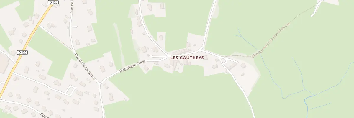 Plan du 13 Rue des Gautheys à Broye
